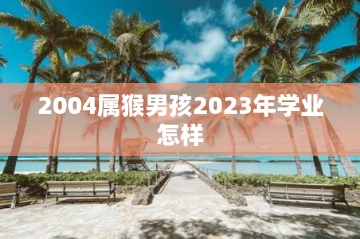 2004属猴男孩2023年学业怎样